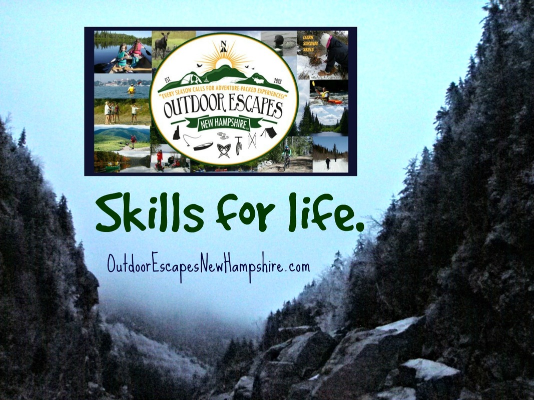 Skills for life in the northern forest great north woods New Hampshire survival skills lessons page